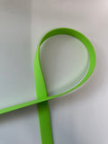 Green strap on a white background